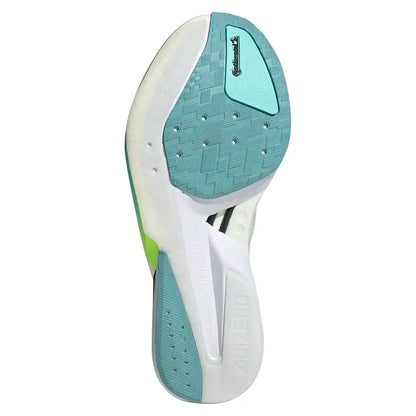 Women's Adizero Boston 13 Running Shoes Semi Flash Aqua and Zero Metallic