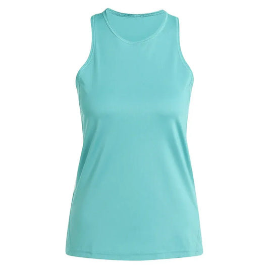 Women's Club Tennis Tank Powder Teal-Apparel-Adidas-JV7811_1-Tennis Express