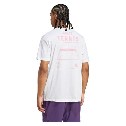 Men's Category Graphic Tennis Tee White