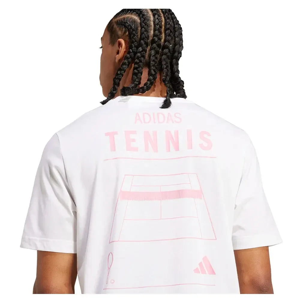 Men's Category Graphic Tennis Tee White