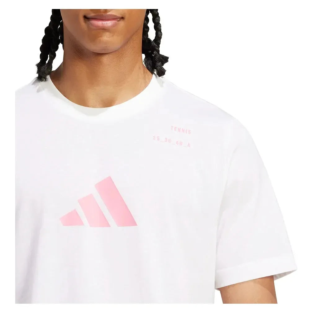 Men's Category Graphic Tennis Tee White