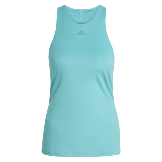 Women's CLIMACOOL Y Tennis Tank Powder Teal-Apparel-Adidas-JW2994_1-Tennis Express