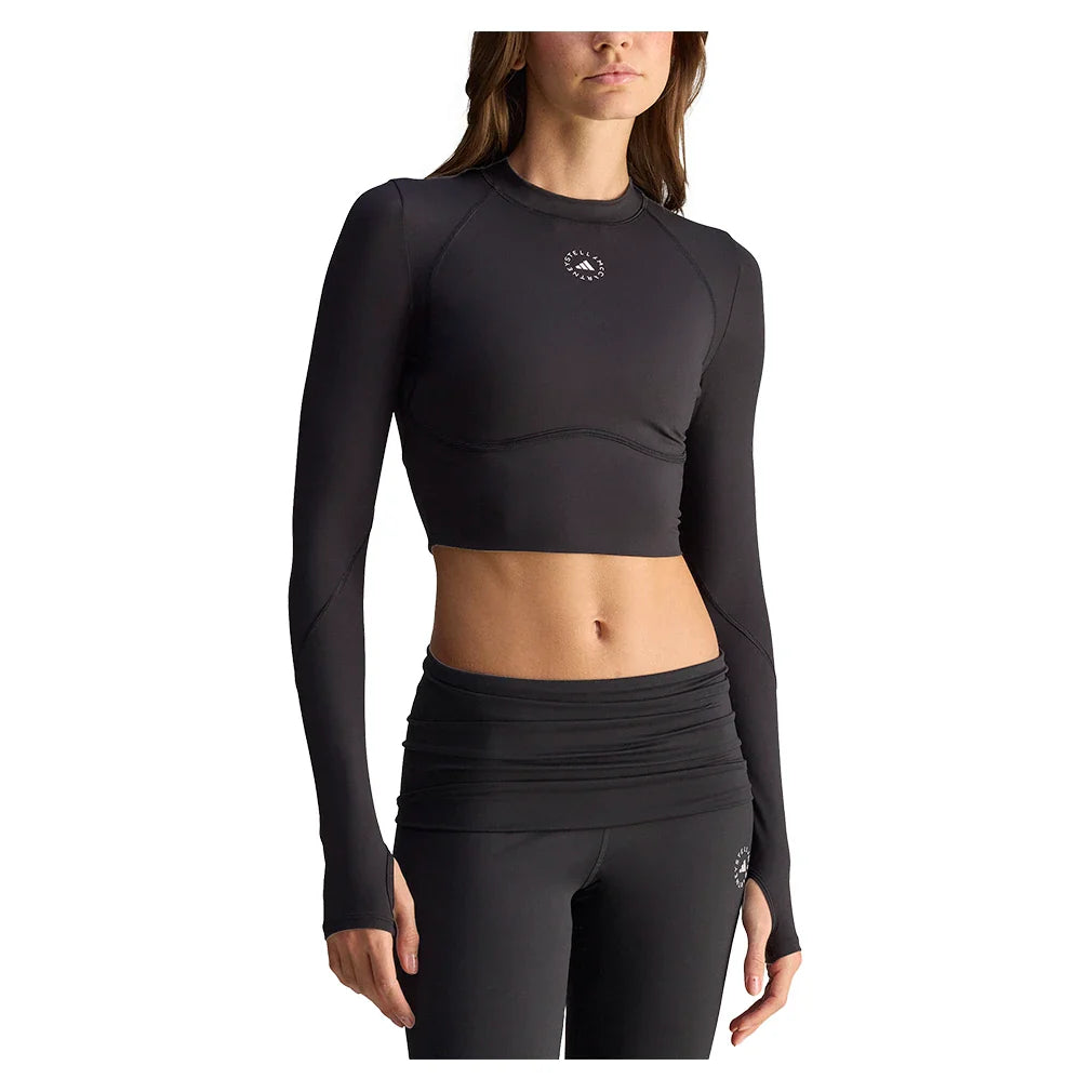 Women's Stella McCartney True Purpose Long Sleeve Training Top Black