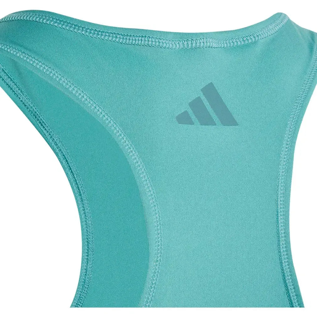Girls' Club Tennis Tank Powder Teal