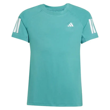 Girls' Club Tennis Tee Powder Teal-Apparel-Adidas-JY2861_1-Tennis Express