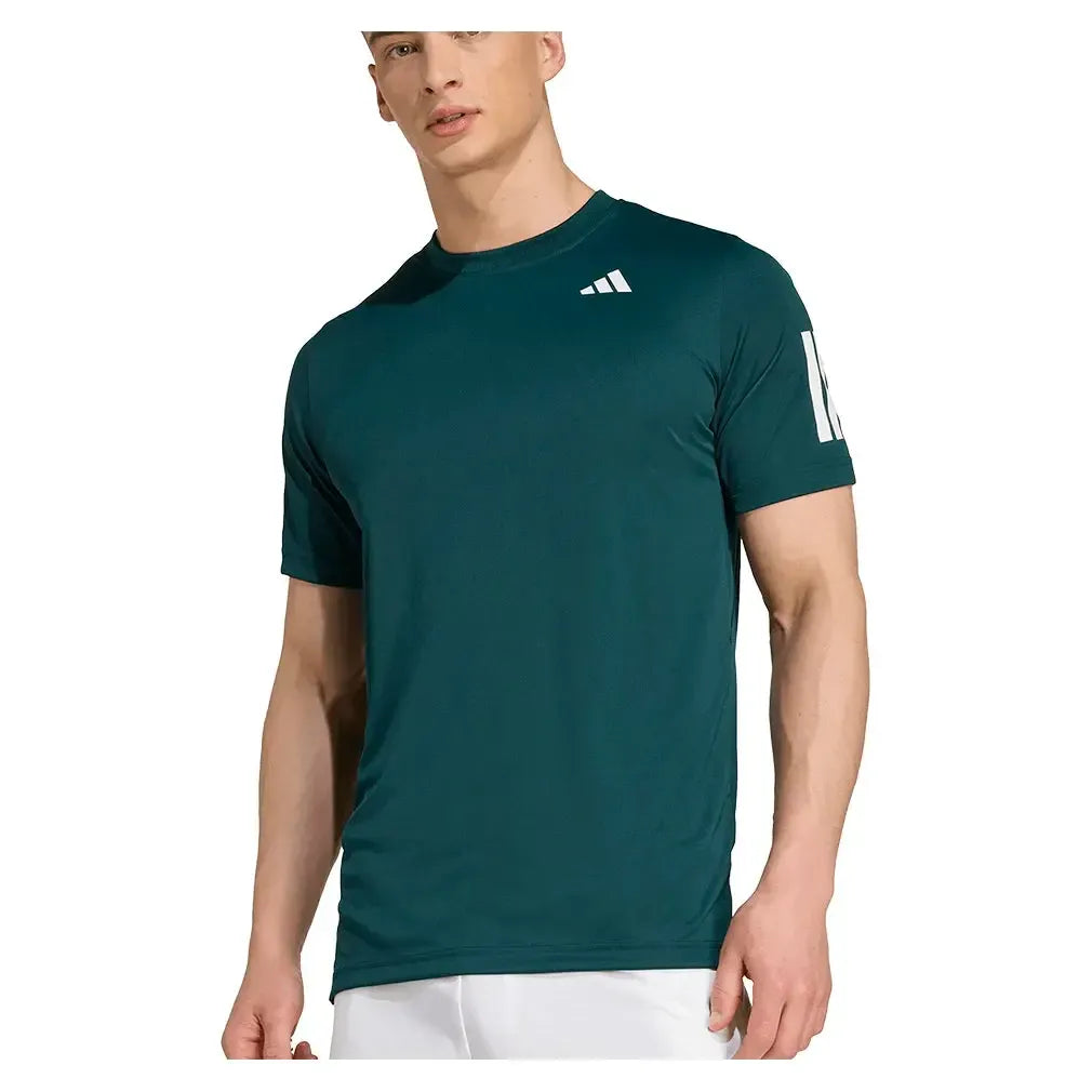 Men's Club 3 Stripes Tennis Top Aurora Ivy