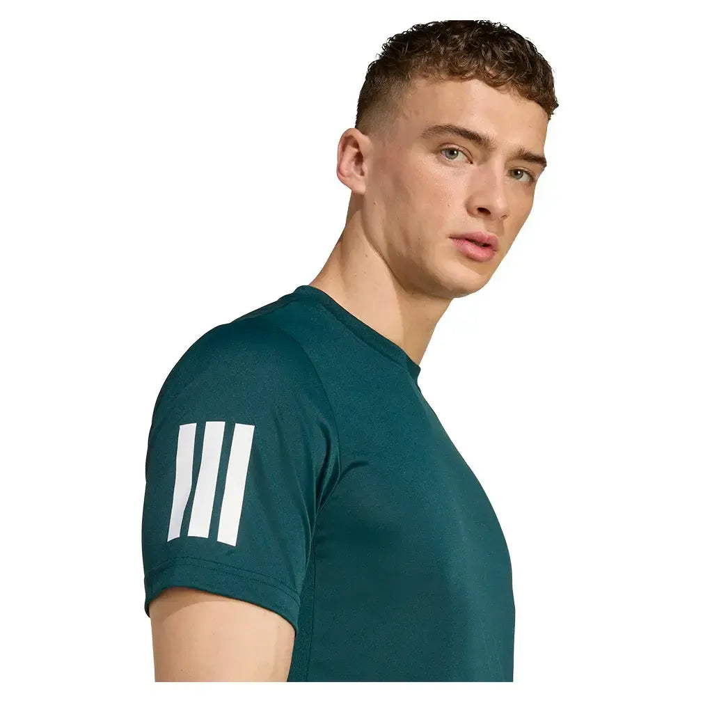 Men's Club 3 Stripes Tennis Top Aurora Ivy