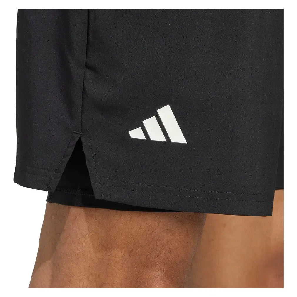 Men's Club 2in1 7 Inch Tennis Short Black