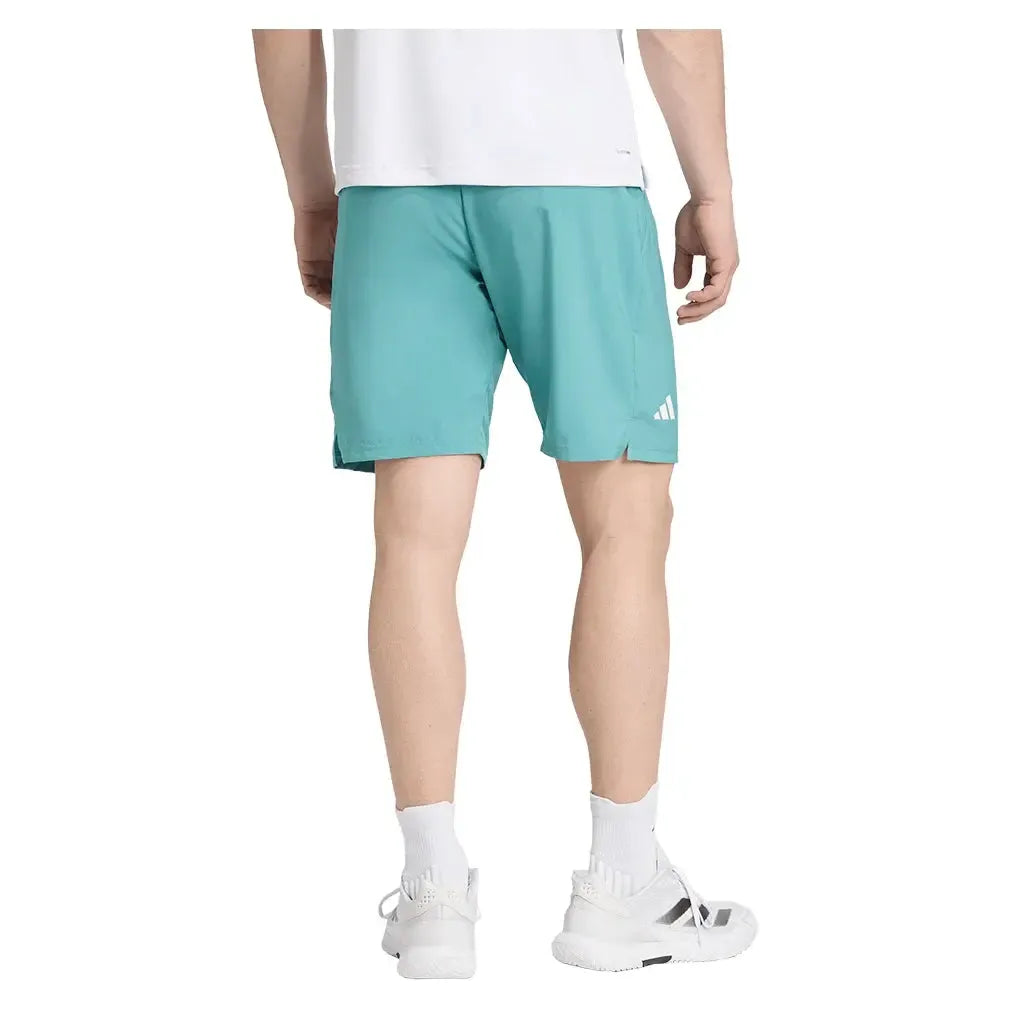 Men's Club 3 Stripes 9 Inch Tennis Short Powder Teal