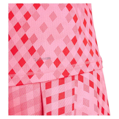 Women's Club Graphic Tennis Tank Lucid Pink and Better Scarlet