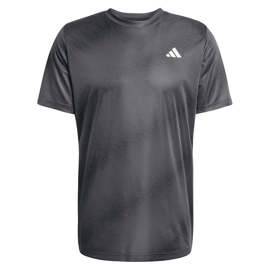 Men's Club Graphic Tennis Tee Black-Apparel-Adidas-JY9590-S26-1-Tennis Express