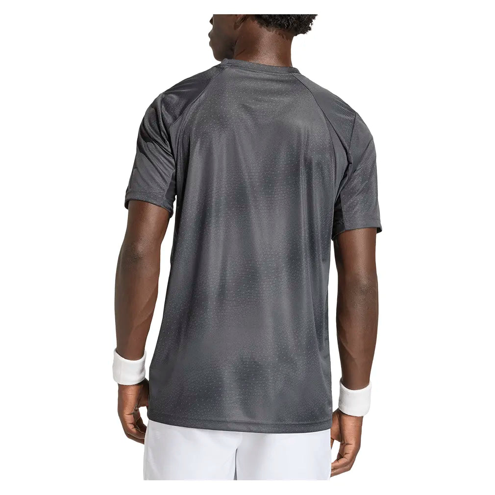 Men's Club Graphic Tennis Tee Black