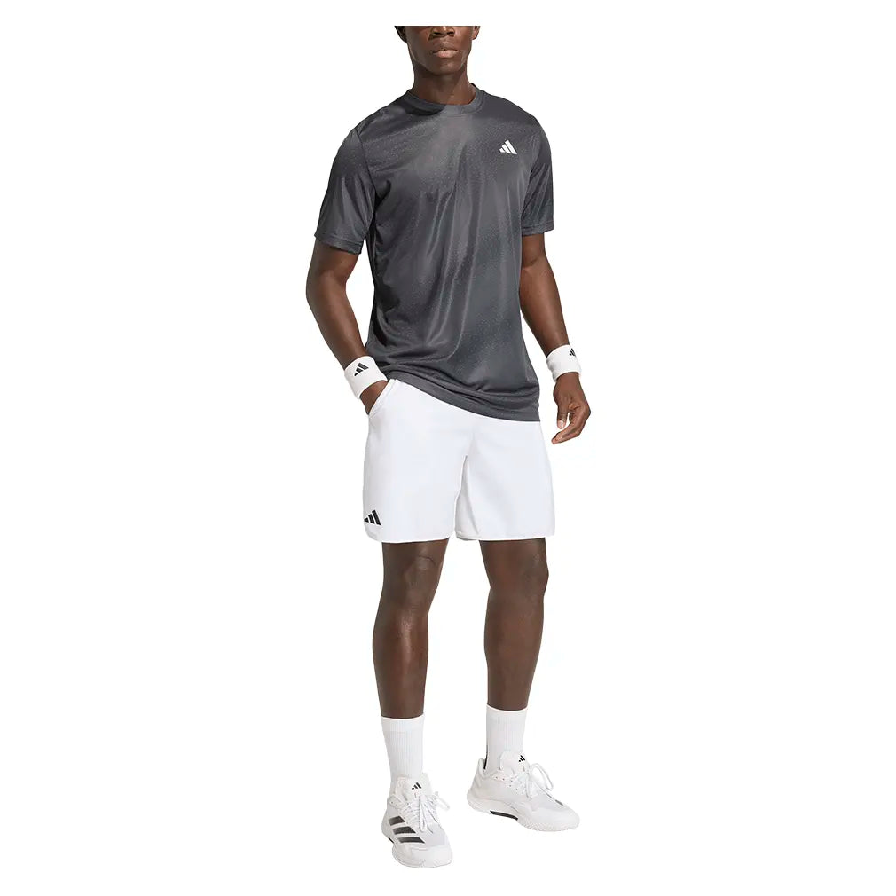 Men's Club Graphic Tennis Tee Black