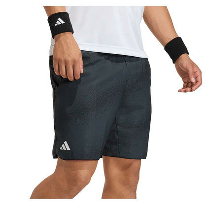 Men's Club Graphic 7 Inch Tennis Shorts Carbon
