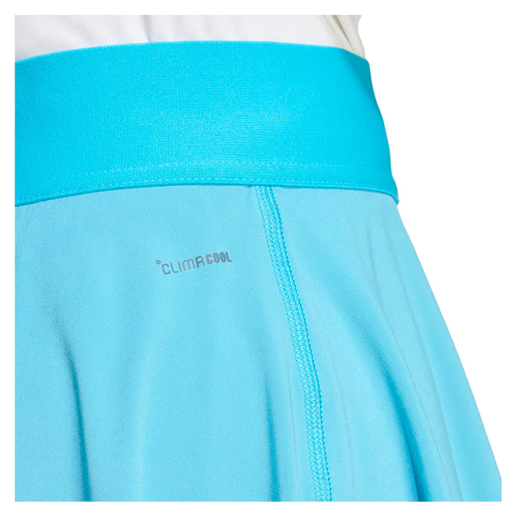 Women's Match Tennis Skort Signal Cyan