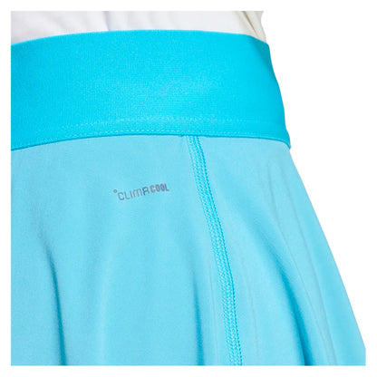 Women's Match Tennis Skort Signal Cyan