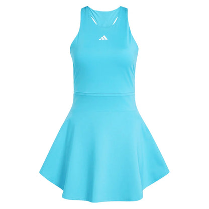 Women's Y Tennis Dress Signal Cyan-Apparel-Adidas-KA4129_1-Tennis Express