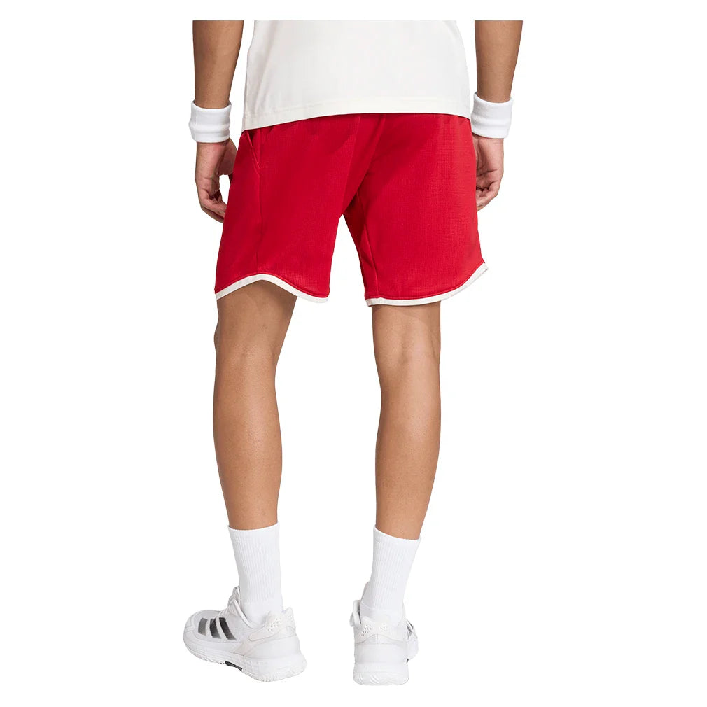 Men's Heritage 9 Inch Tennis Shorts Power Red
