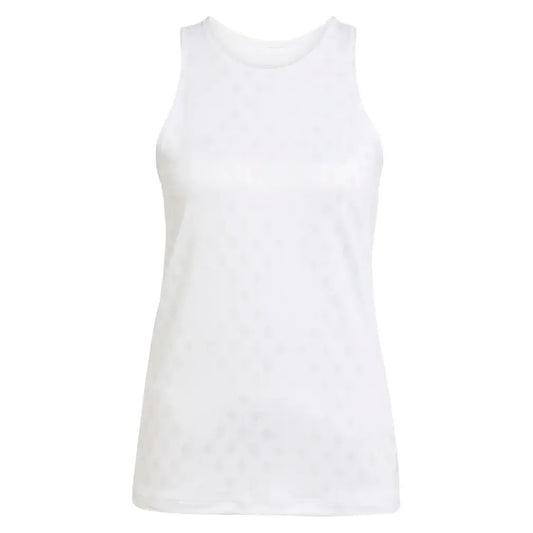 Women's Club Graphic Tennis Tank White and Dash Grey-Apparel-Adidas-KB8354_1-Tennis Express
