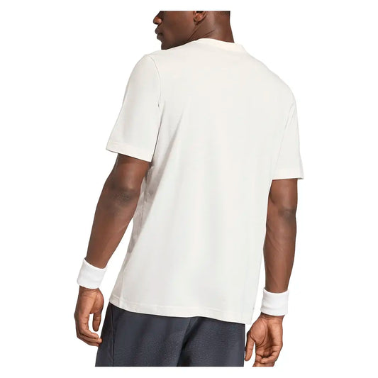 Men's Heritage Graphic Tennis Top Core White and Power Red