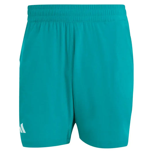 Men's Ergo 7 Inch Tennis Shorts Pure Teal-Apparel-Adidas-KB9649_1-Tennis Express