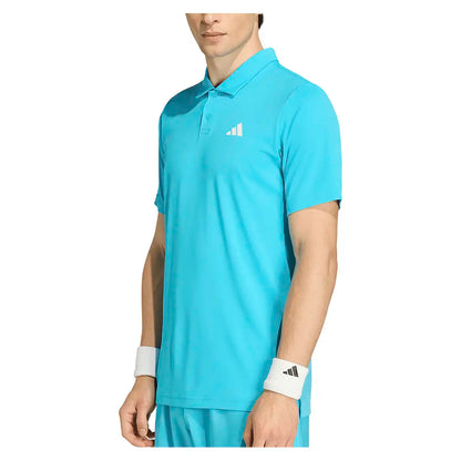 Men's Club Tennis Polo Signal Cyan