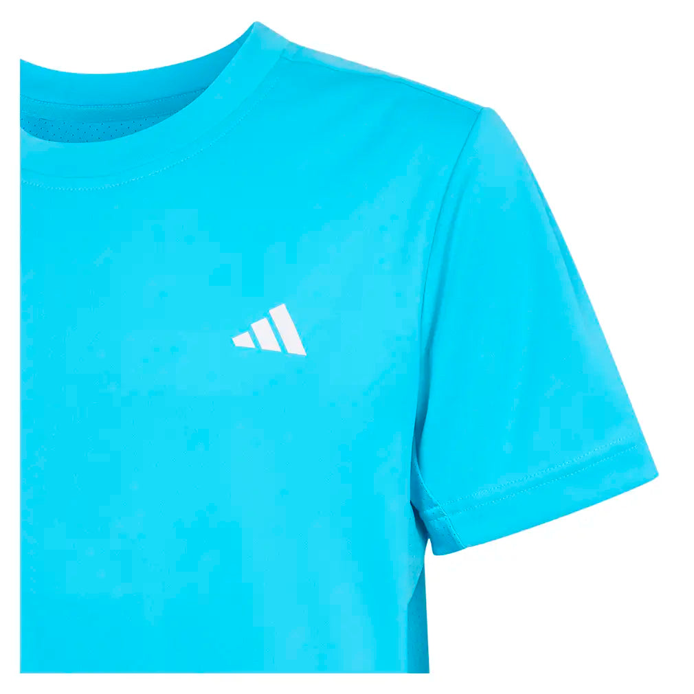 Boys' Club Tennis Tee Signal Cyan