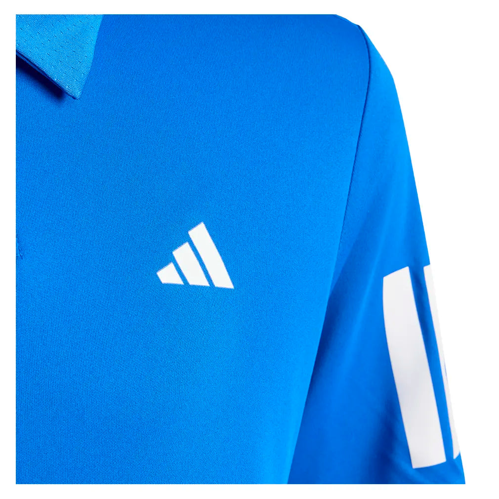 Boys' Club 3 Stripe Tennis Polo Glory Blue