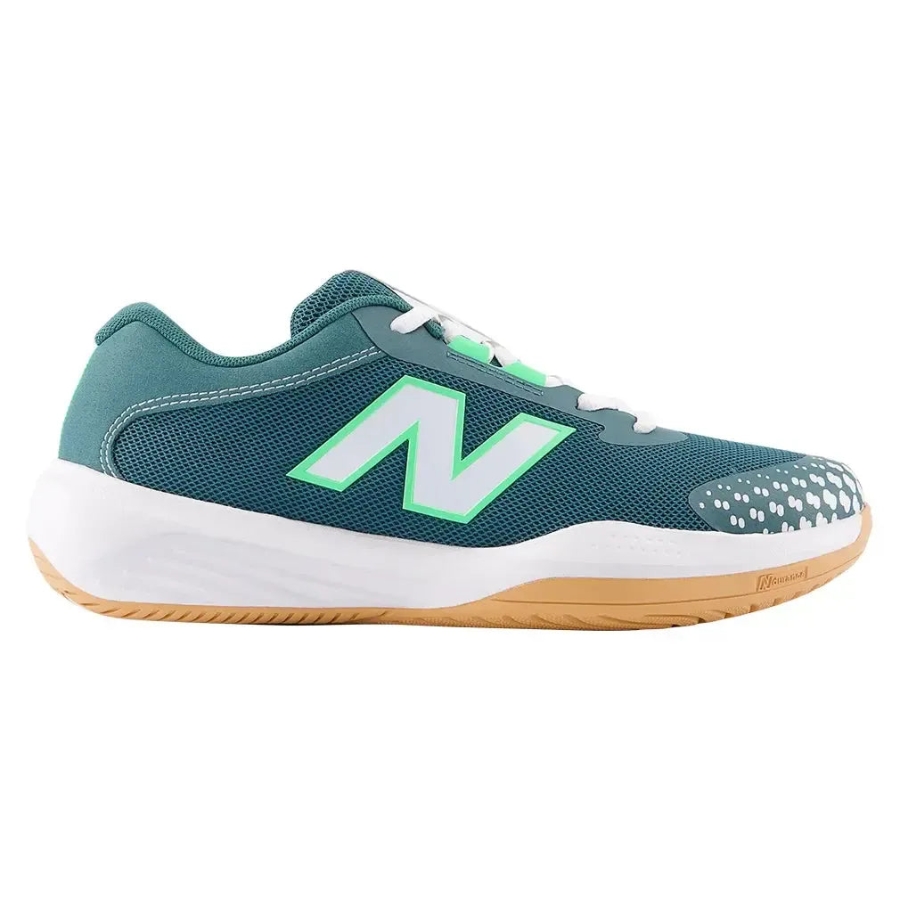 Juniors' 996v6 Tennis Shoes New Spruce and White