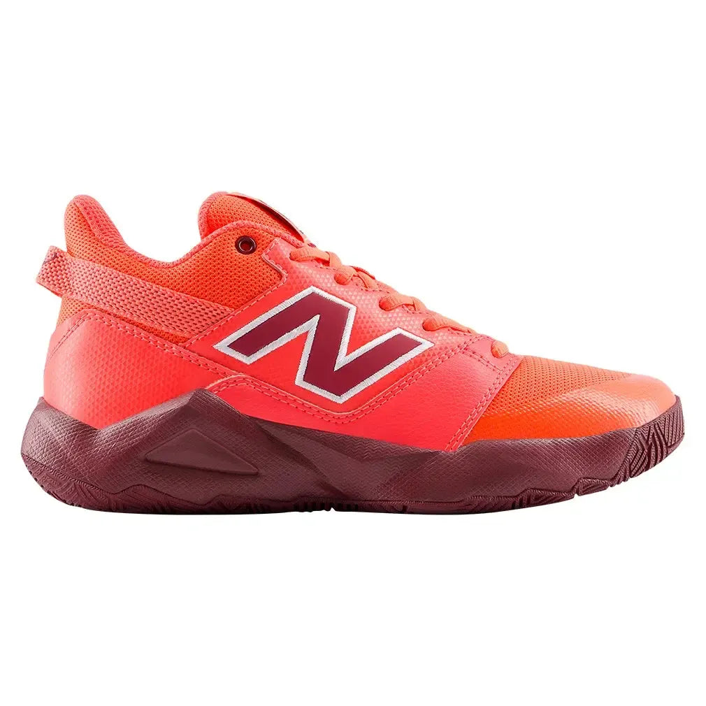 Juniors' Coco CG2 Tennis Shoes Urgent Red and Monarch Burgundy