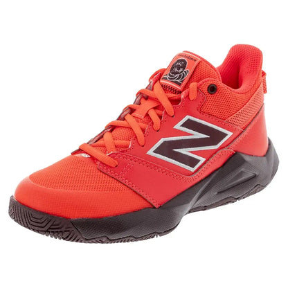 Juniors' Coco CG2 Tennis Shoes Urgent Red and Monarch Burgundy-Footwear-New Balance-KCCOCOS2-F25copy-Tennis Express