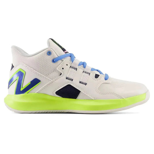 Juniors' Coco CG1 Tennis Shoes White and Hi-lite