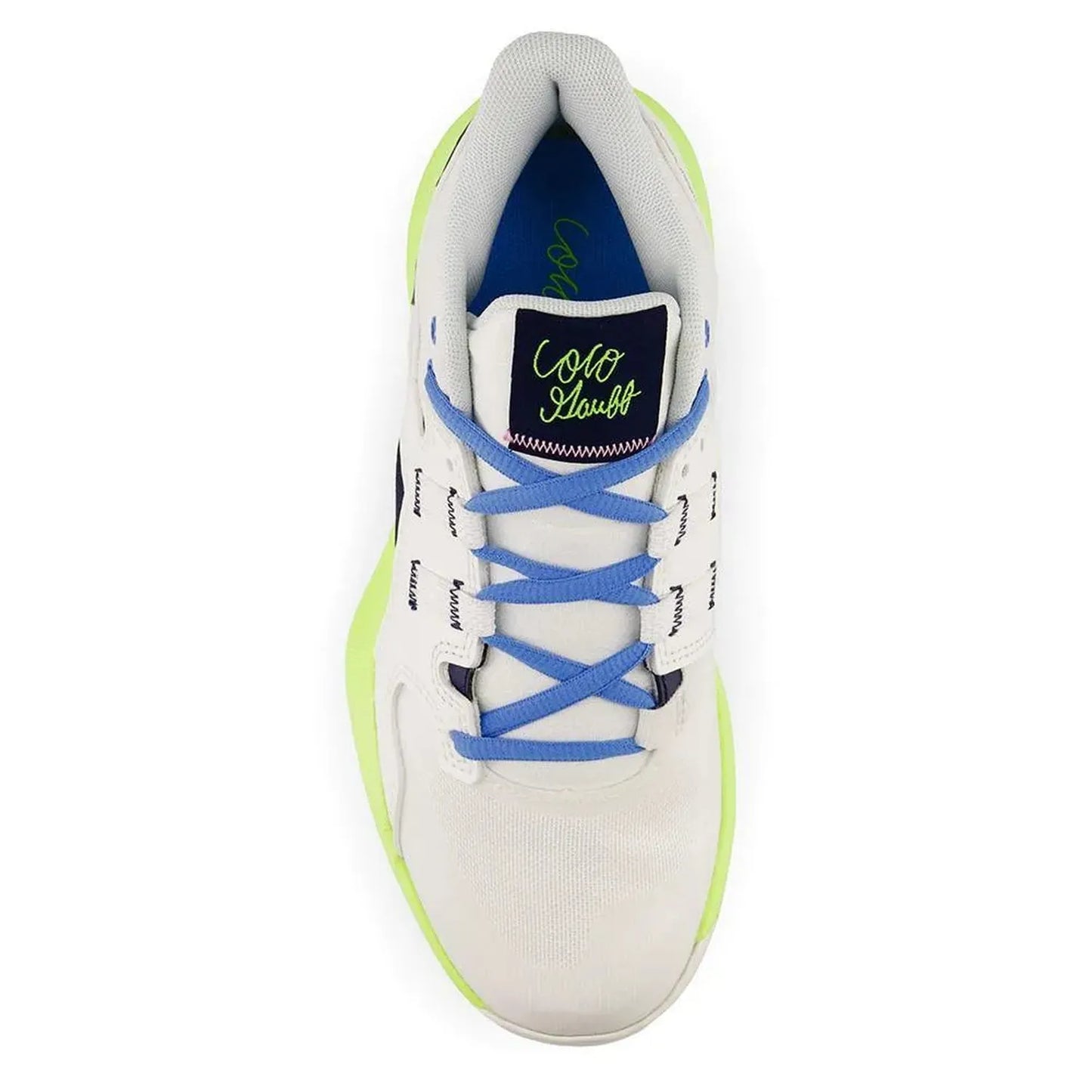 Juniors' Coco CG1 Tennis Shoes White and Hi-lite