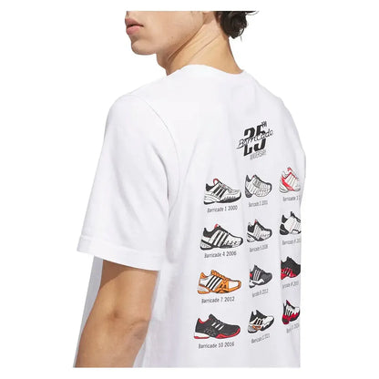 Men's Barricade Tennis T-Shirt White