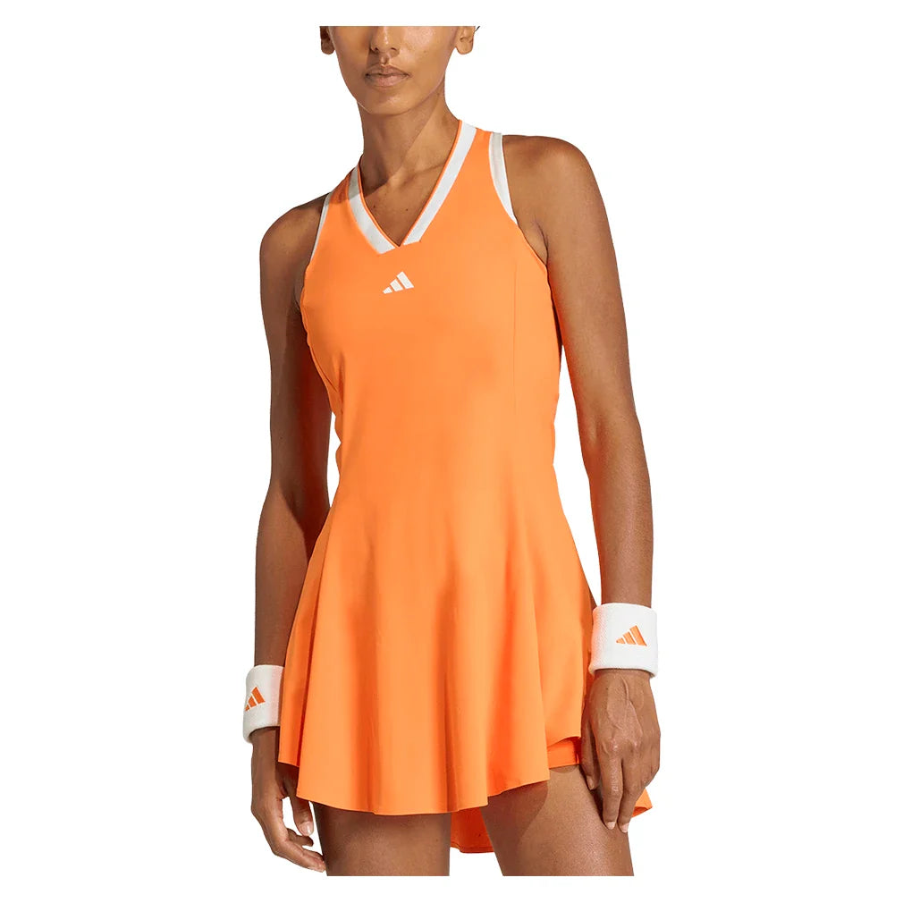 Women's Melbourne Pro Tennis Dress Pure Orange