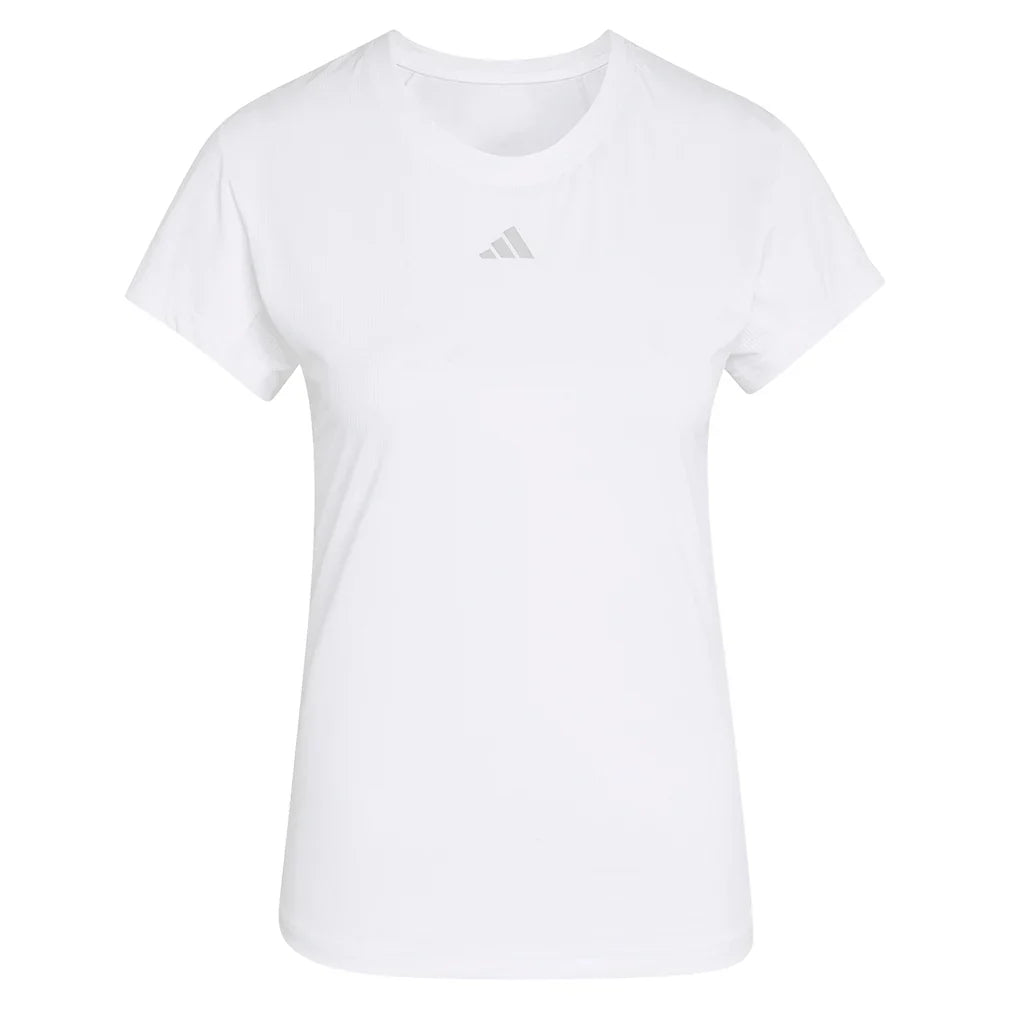 Women's Freelift Tennis Tee White-Apparel-Adidas-KE6181-S26-Tennis Express