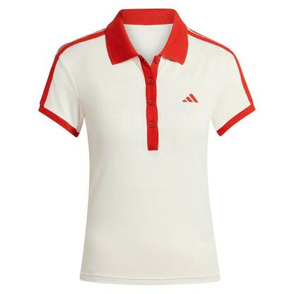 Women's Heritage Tennis Polo Cwhite-Apparel-Adidas-KE8871_1-Tennis Express