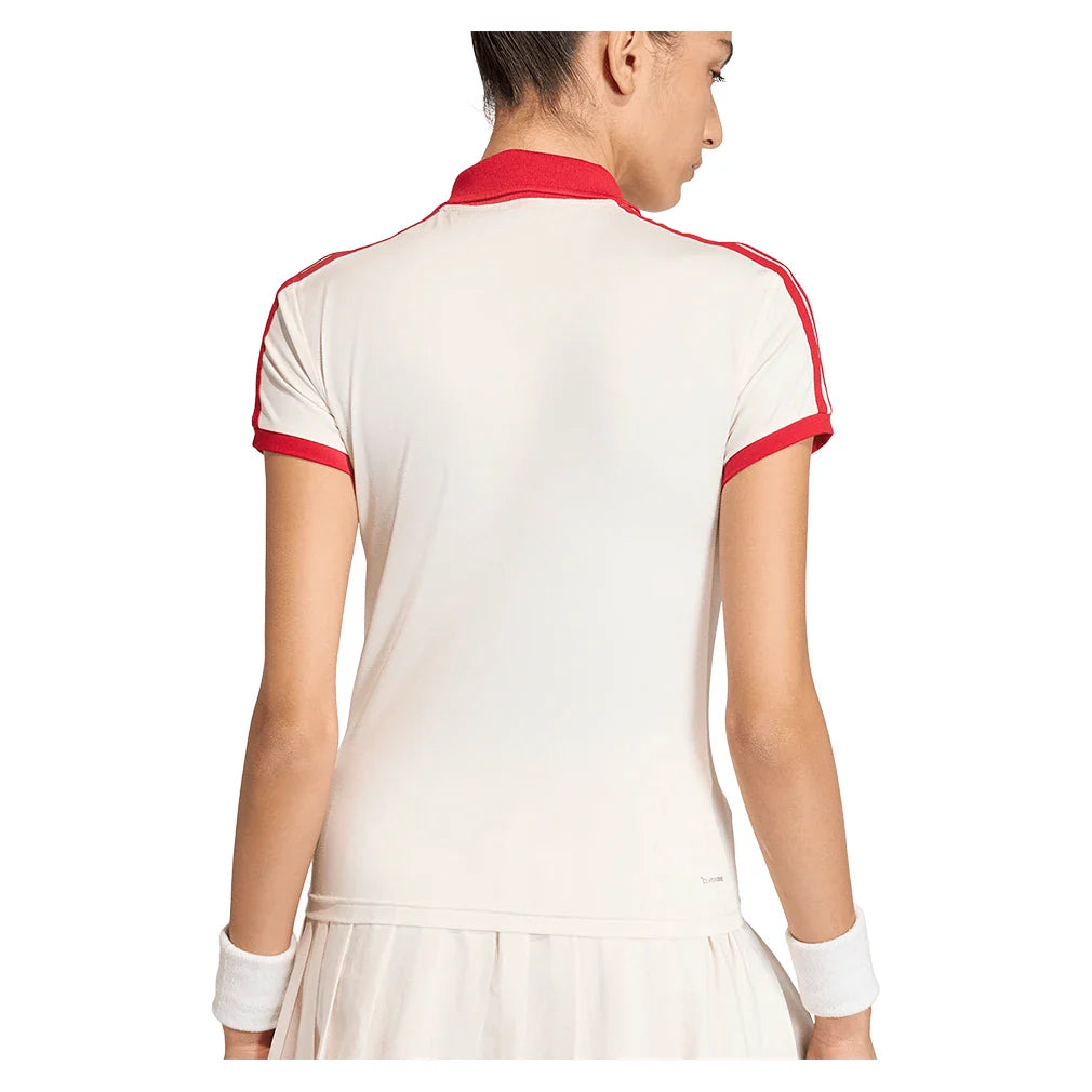 Women's Heritage Tennis Polo Cwhite