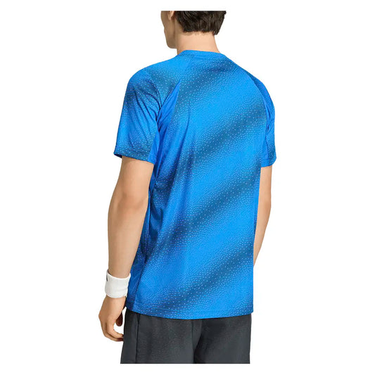 Men's Club Graphic Tennis Tee Glory Blue