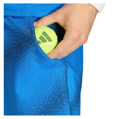 Men's Club 9 Inch Graphic Tennis Short Glory Blue
