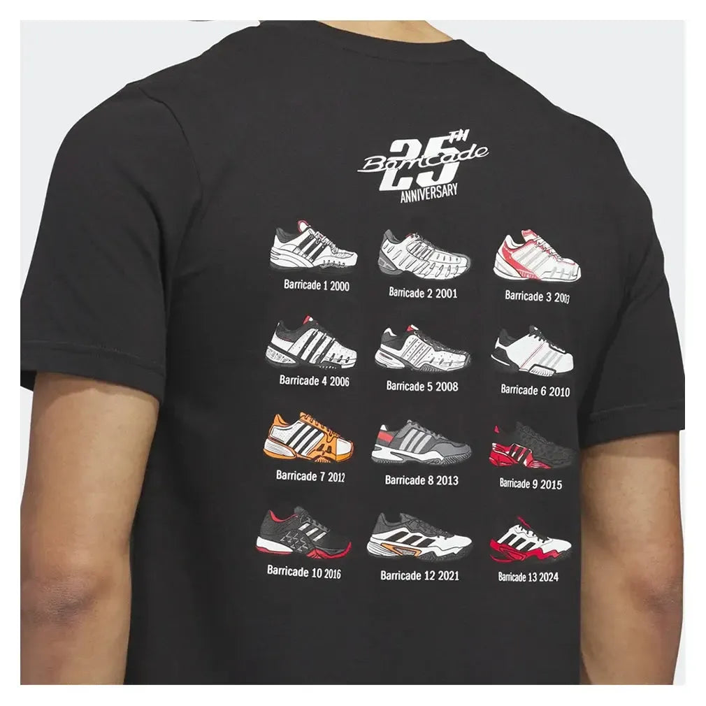 Men's Barricade Tennis T-Shirt Black