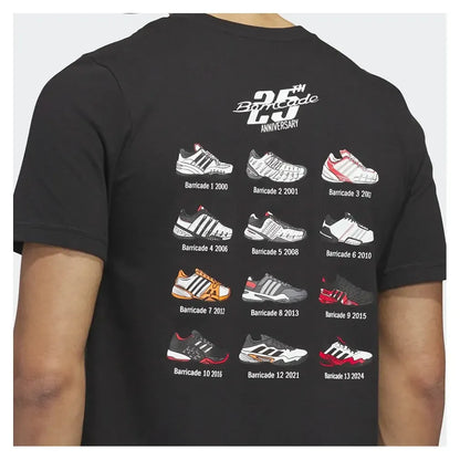 Men's Barricade Tennis T-Shirt Black