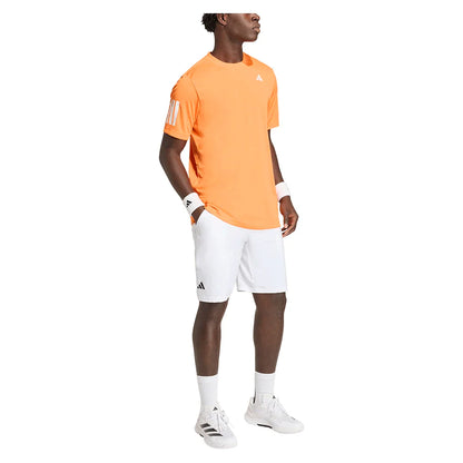 Men's Club 3 Stripe Tennis Tee Pure Orange
