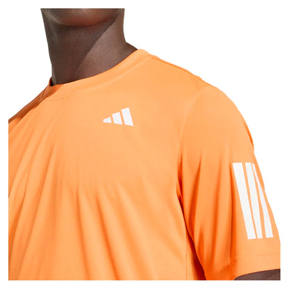 Men's Club 3 Stripe Tennis Tee Pure Orange