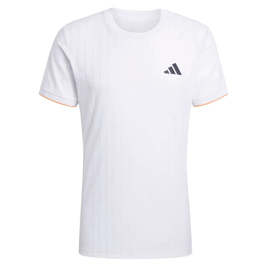 Men's Melbourne Freelift Pro Tennis Tee White-Apparel-Adidas-KG6054-S26-1-676243Tennis Express