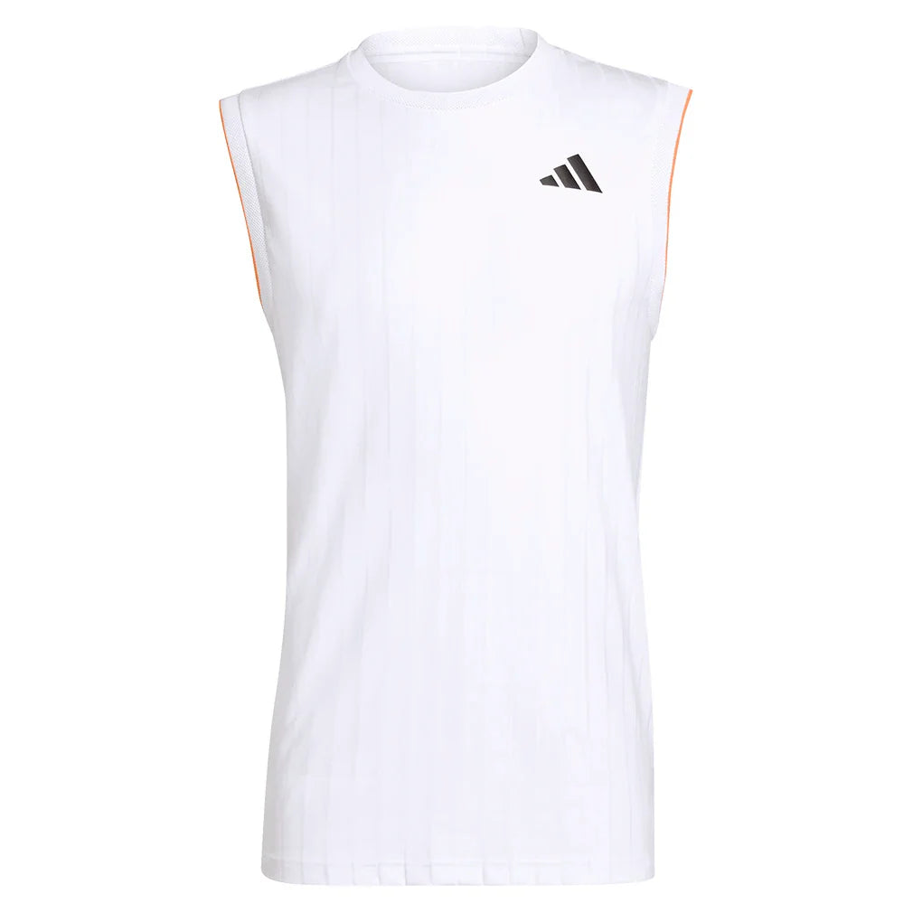 Men's Melbourne Pro Tennis Tank White-Apparel-Adidas-KG6055-S26-1-676255Tennis Express
