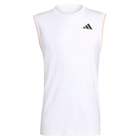 Men's Melbourne Pro Tennis Tank White-Apparel-Adidas-KG6055-S26-1-676255Tennis Express