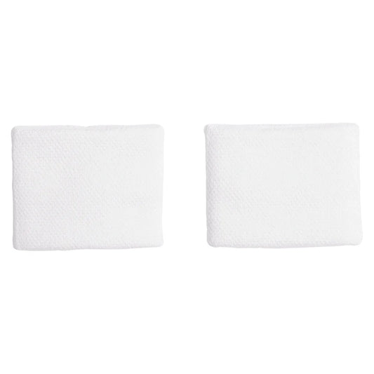 Tennis Wristbands S White and Pure Orange