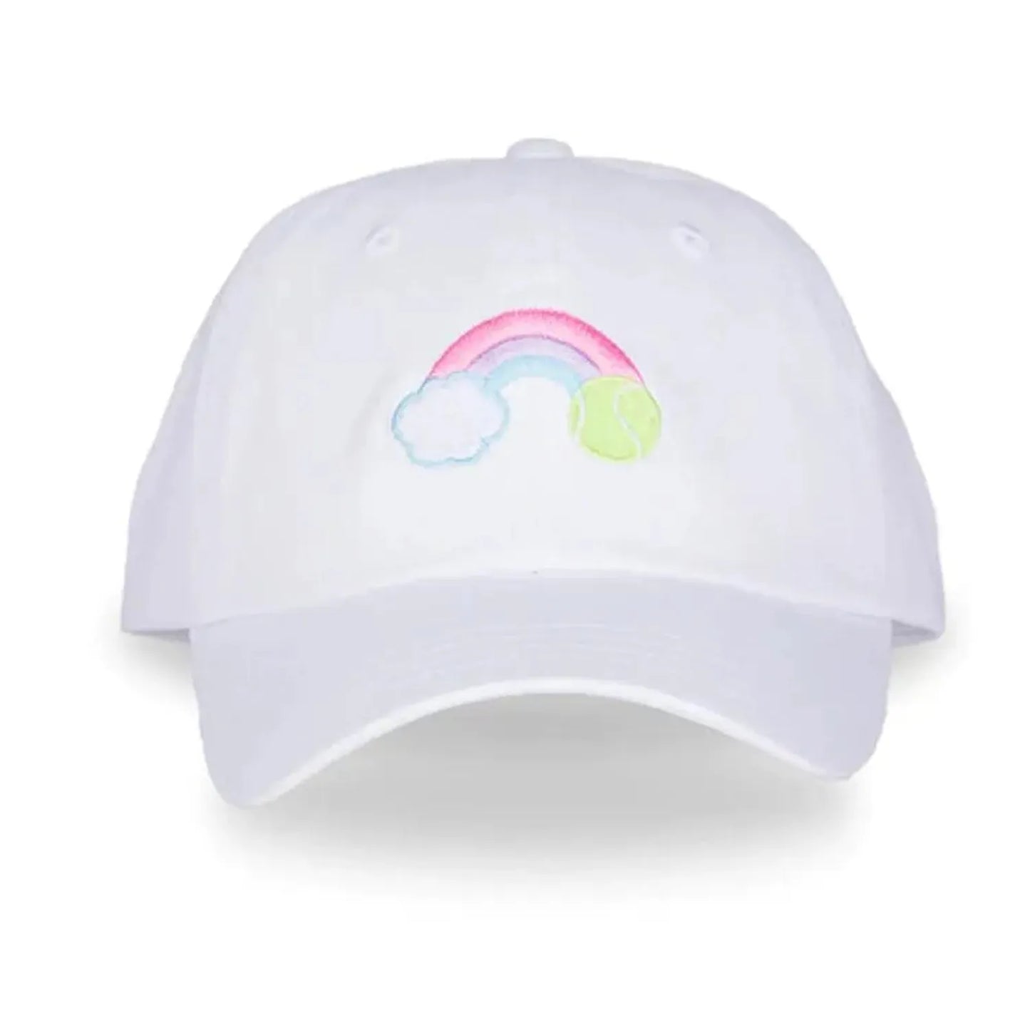Kids Tennis Camper Hat Pastel Rainbow