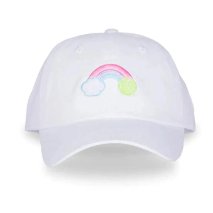Kids Tennis Camper Hat Pastel Rainbow